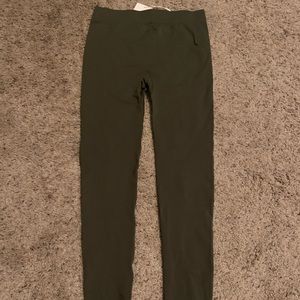 Helmet lang hunter sage seamless leggings.